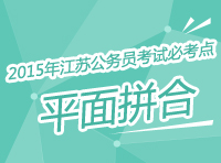 2015年江蘇公務(wù)員考試必考點(diǎn)解析-平面拼合